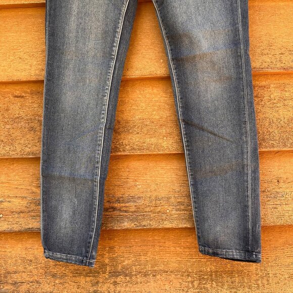 DKNY JEANS Elastic Waist Denim Legging Jeggins Dark Blue Size S - Picture 5 of 13